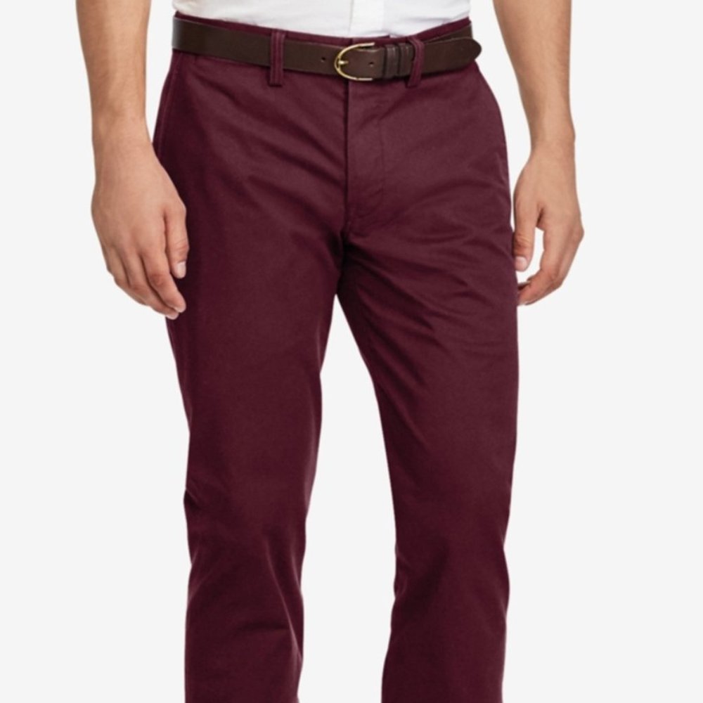 Chino Pants Mens Size 40X32 Stretch Straight Fit